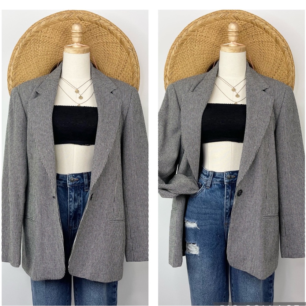 VINTAGE Tweed Wool Blazer | Dark Academia